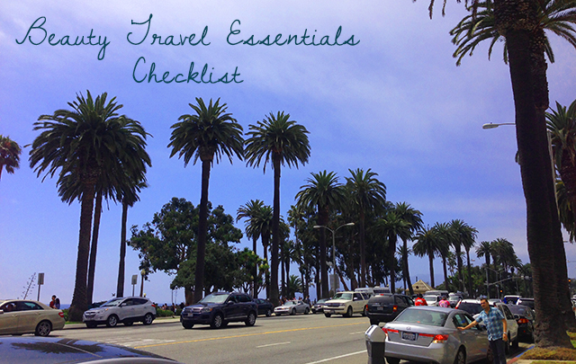 My Beauty Travel Essentials Checklist